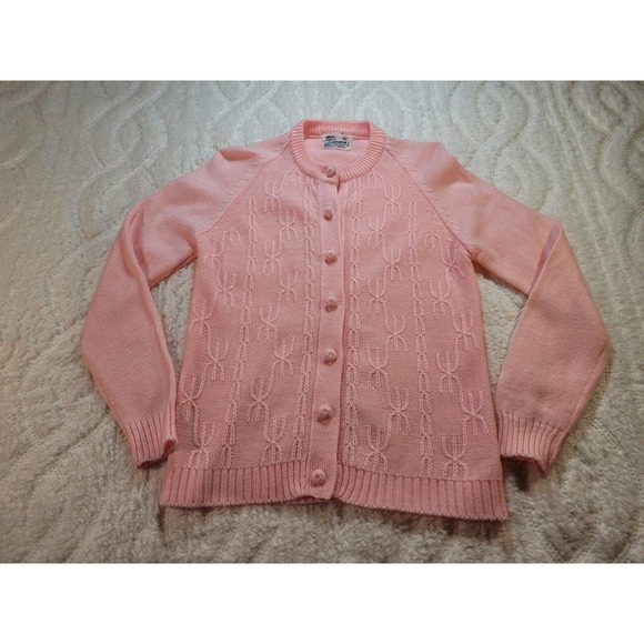 SS Kresge Kmart | Sweaters | Vintage Kresge Knit Sweater Pink Kmart 6s 70s  Grandmacore Cottage Sm 36 | Poshmark
